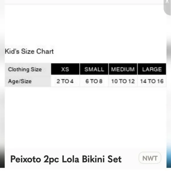 NWT Peixoto Lola Bikini Set 2 piece swim suit brand new with tags